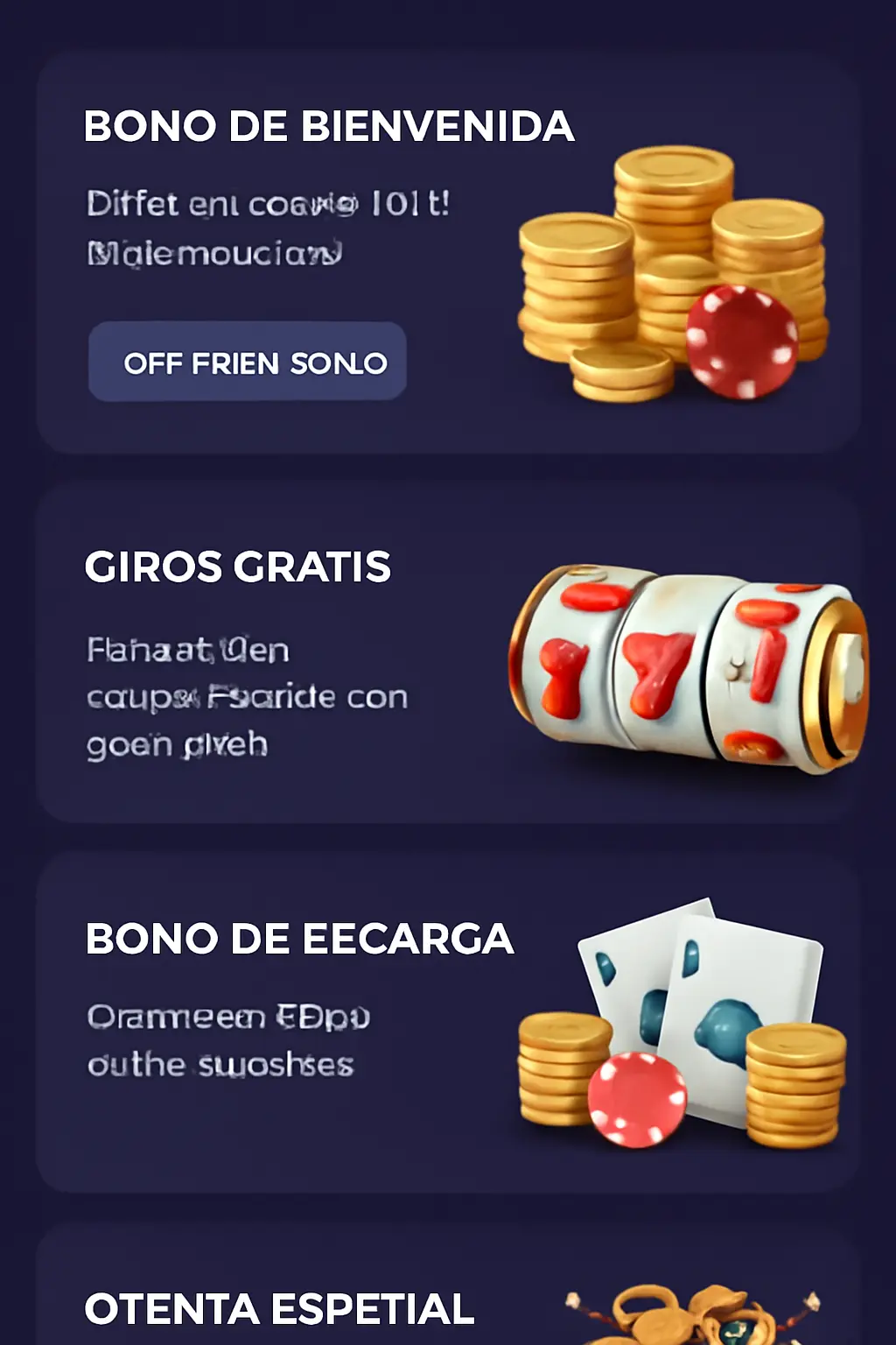 Fortunazo Casino screen 2