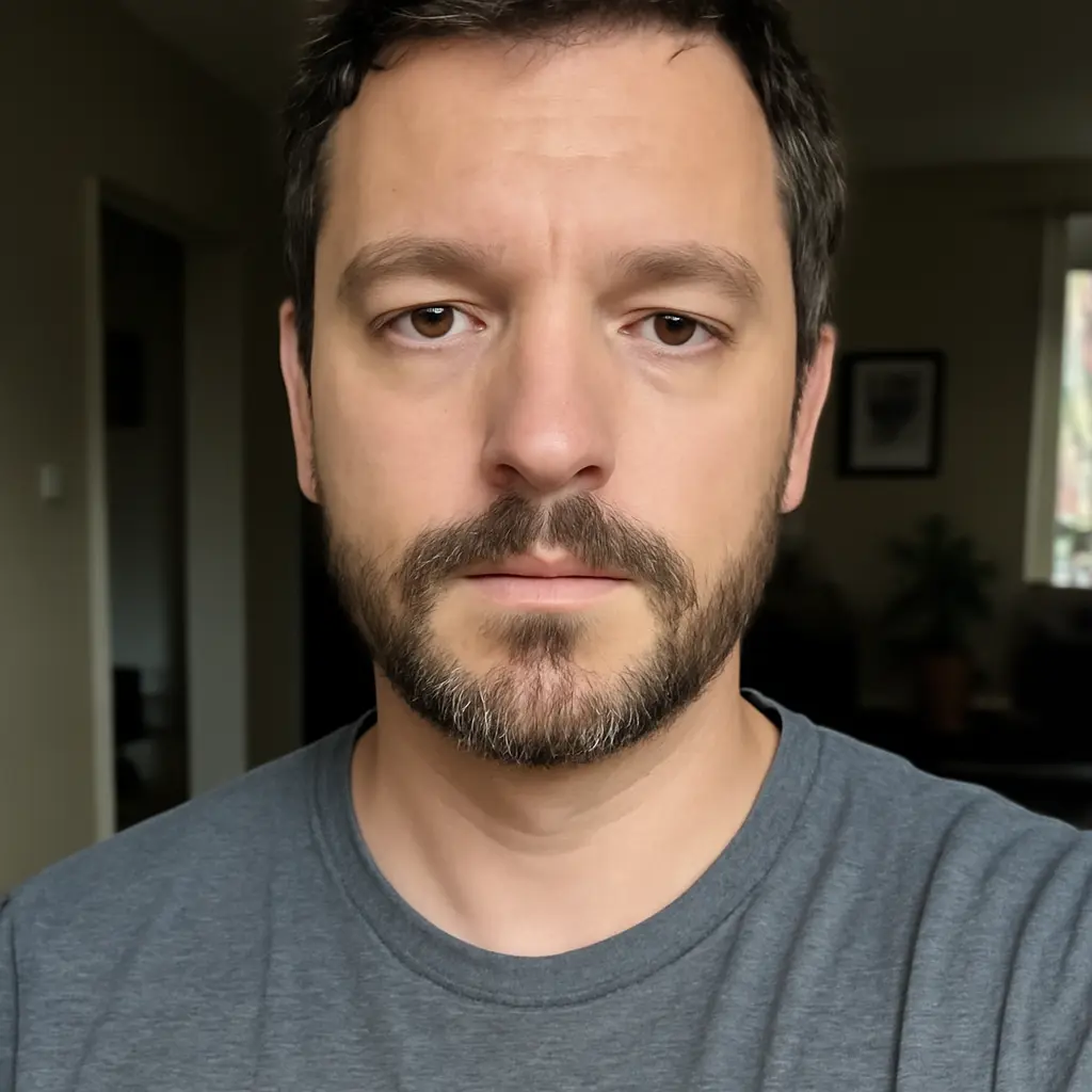 AI-generated fictional portrait